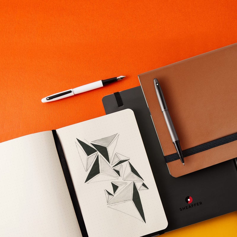 Sheaffer VFM Gunmetal Grey Lacquer w/Matte Black Powder Coated Appointments Rollerball Pen - Image 5